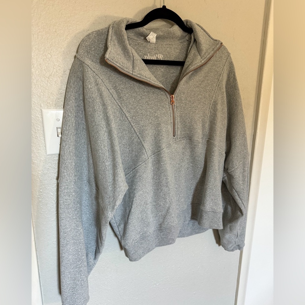 Ptula half zip 1/4 quarter zip small grey